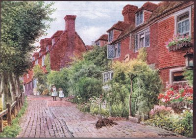 The Walks, Groombridge, Kent, from The Cottages and the Village Life of Rural England published by Dent & Sons Limited, 1912 by Alfred Robert Quinton